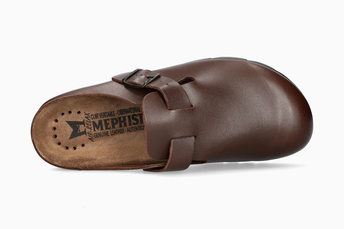Mephisto Zaverio Brown Fit Men's Clog Top