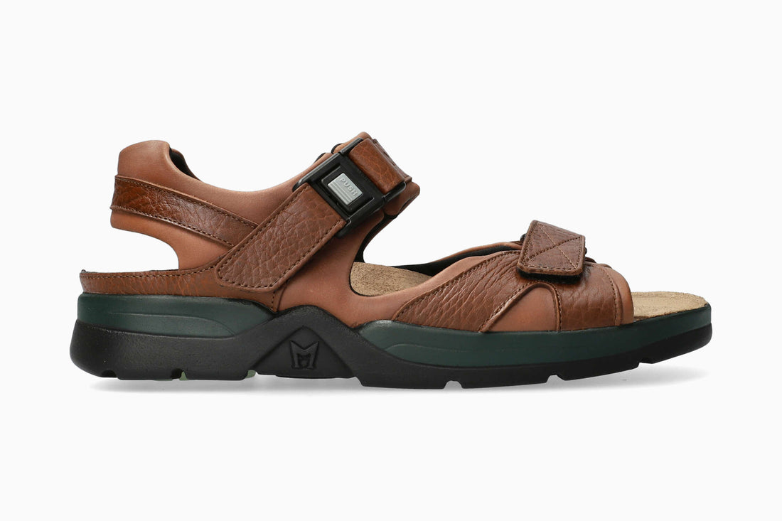 Mephisto Men's Sandals Shark Fit Chestnut
