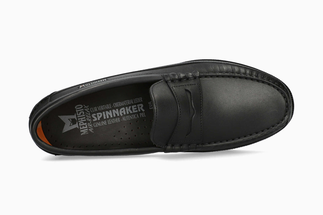 Mephisto Cap Vert Slide-On Black Top