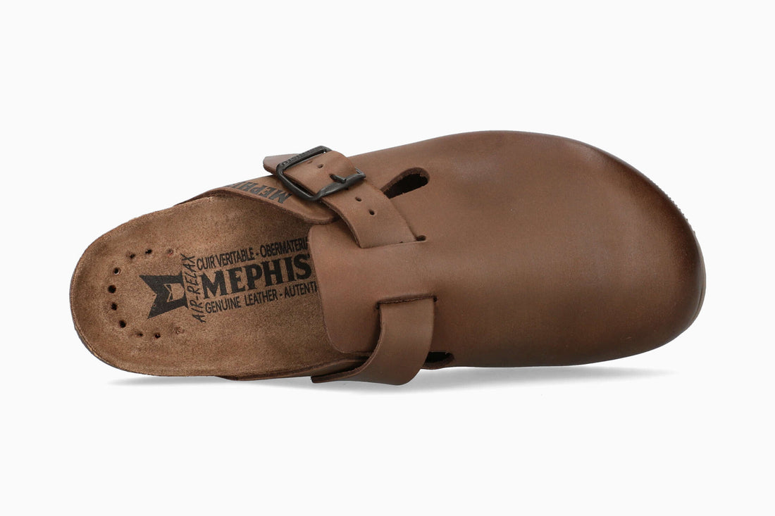 Mephisto Nathan Dark Brown Men's Clog Top