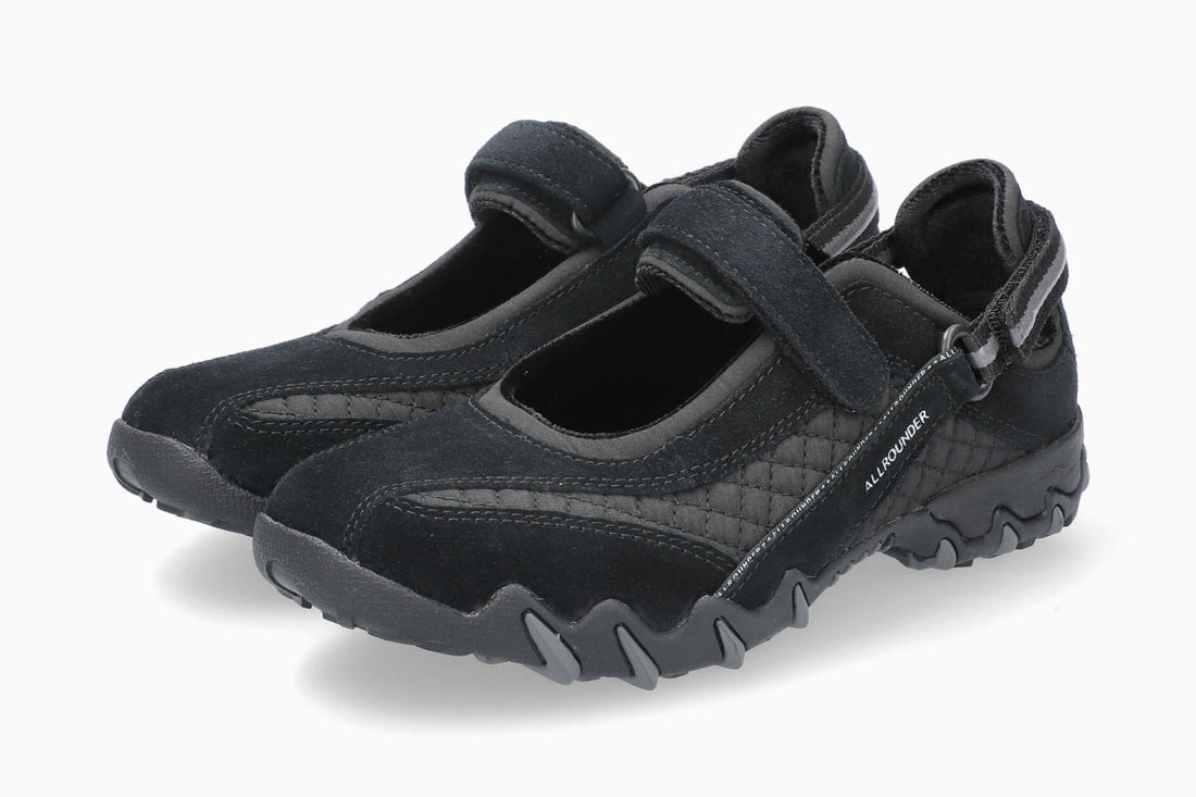 Allrounder Niro Solid Black Women's Shoe