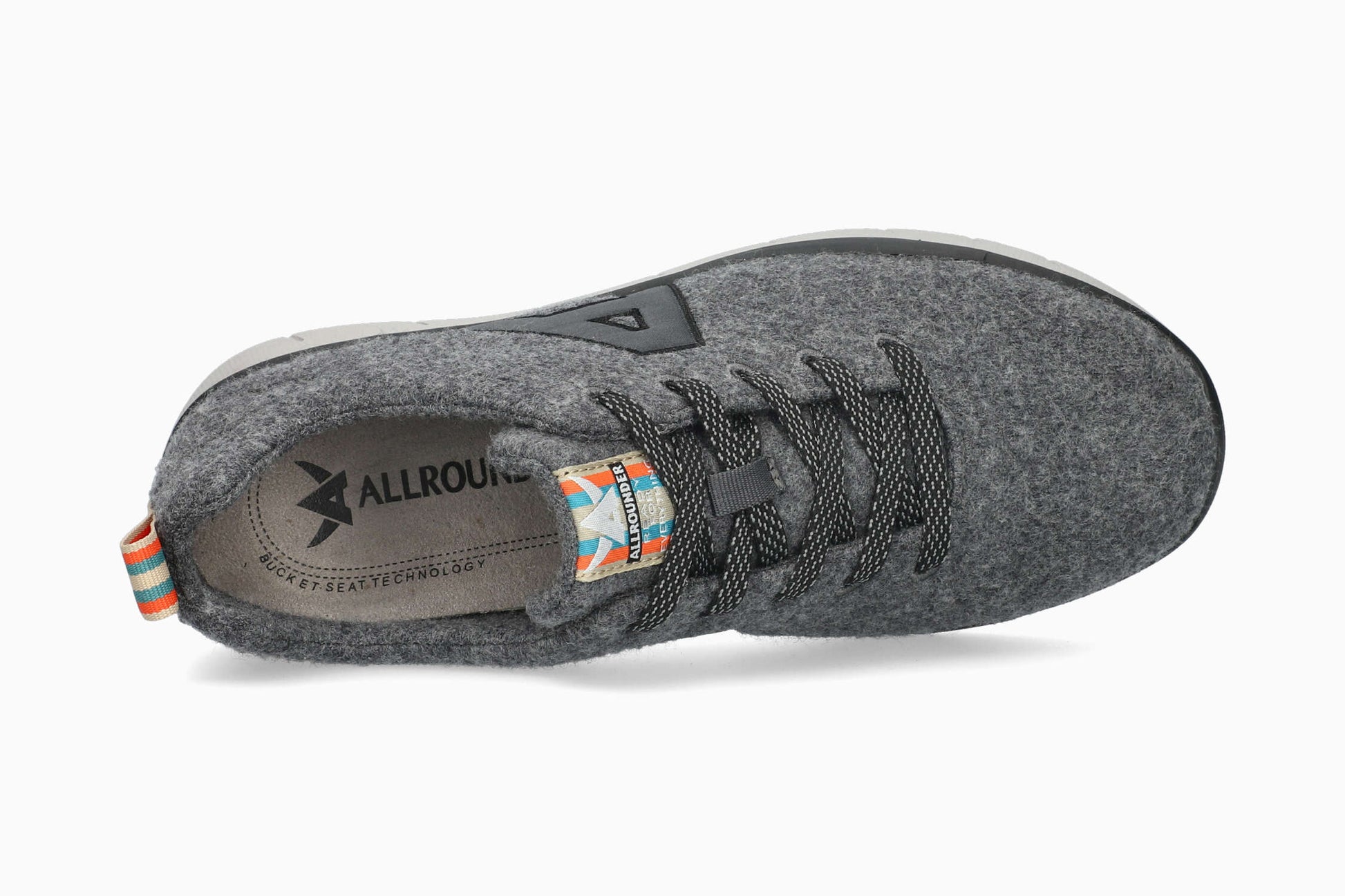 Allrounder Malibou Dark Grey Men's Wool Sneaker Top