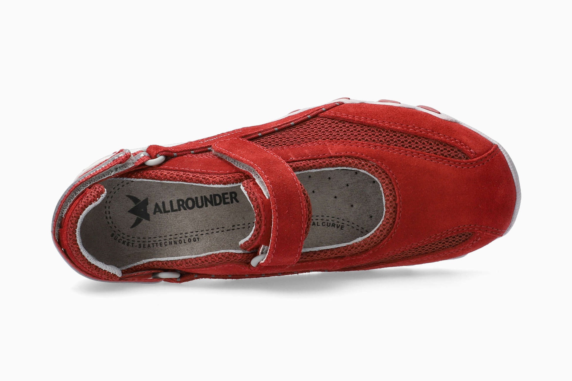 Allrounder Niro Solid Red Women's Shoe Top