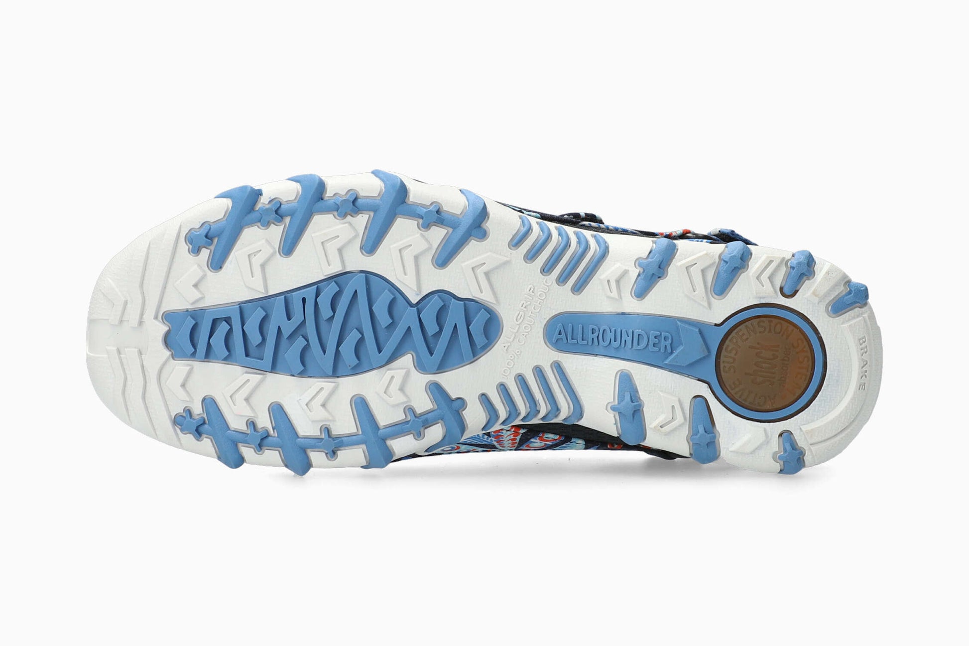 Allrounder Niro Print Electric Blue Women's Shoe Sole