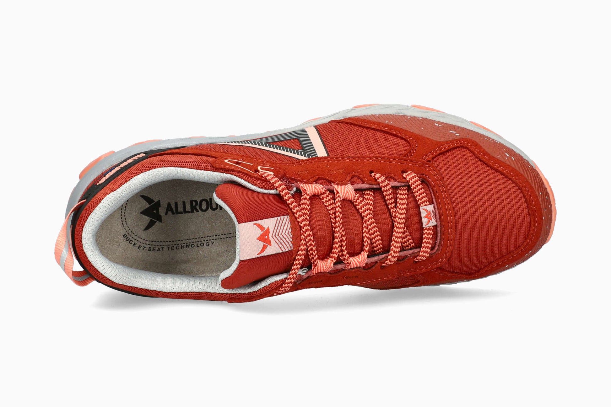 Allrounder Run-Tex Red Women's Sneaker Top
