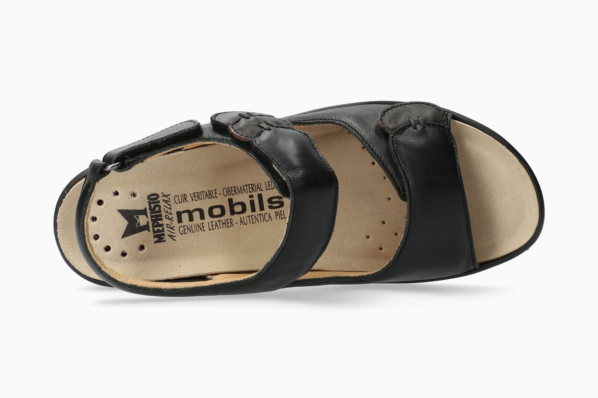 Mobils Getha Black Women's Sandal Top