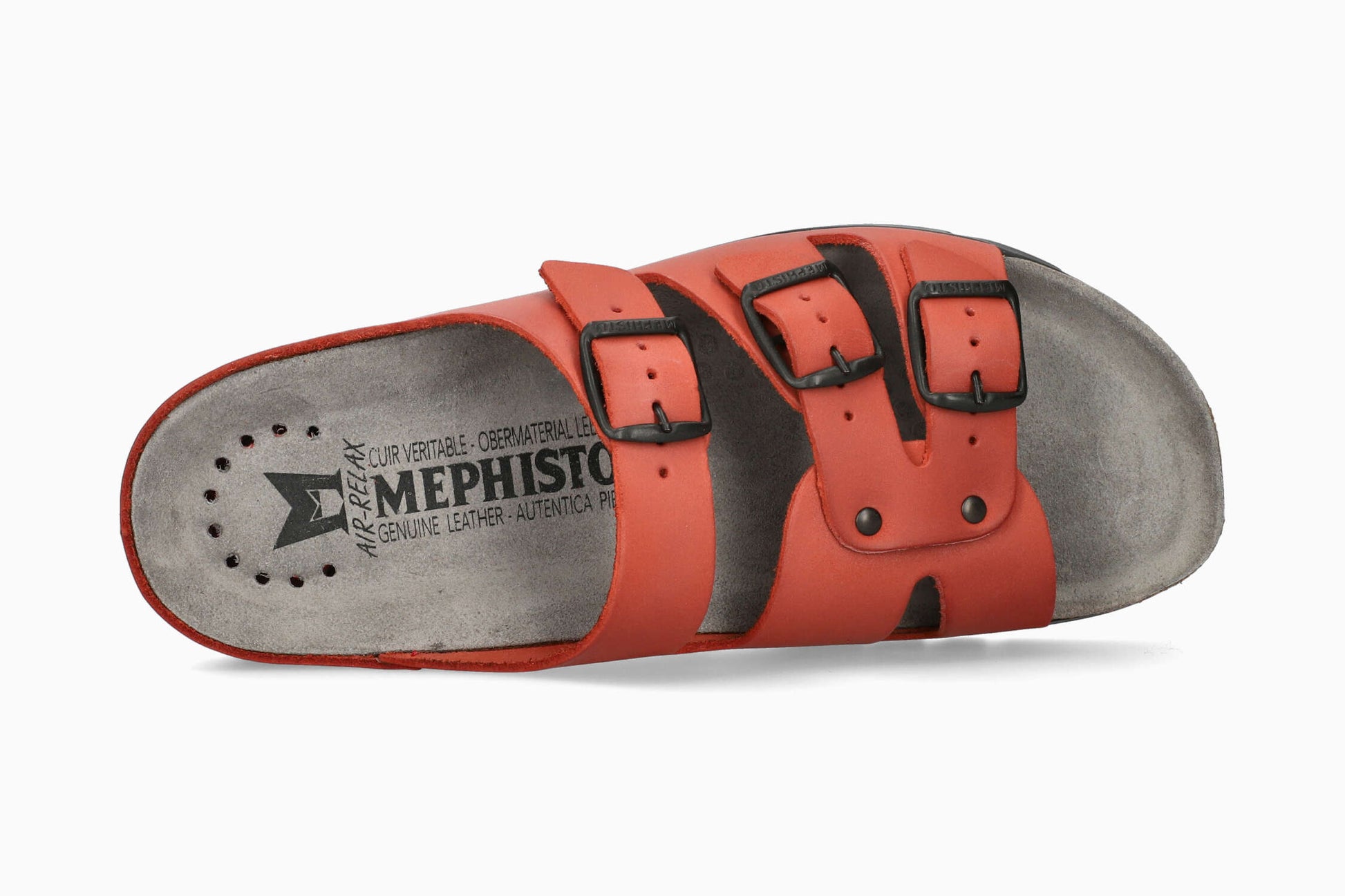 Mephisto Zach Fit Men's Sandal Red Top