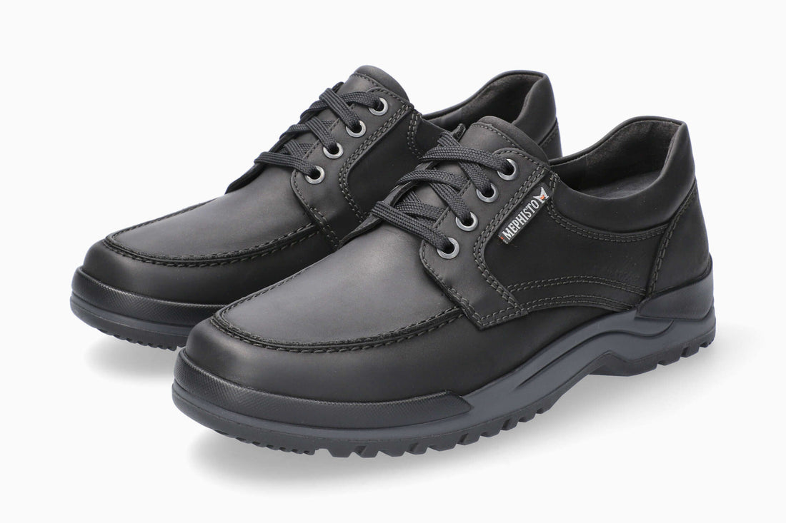 Charles Mephisto Men's Shoe Black Side
