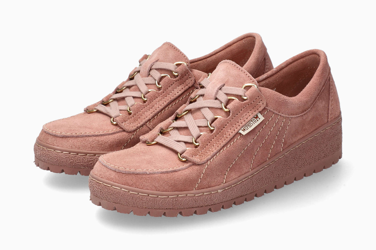 Mephisto Lady Originals Women's Sneaker Old Pink Velours