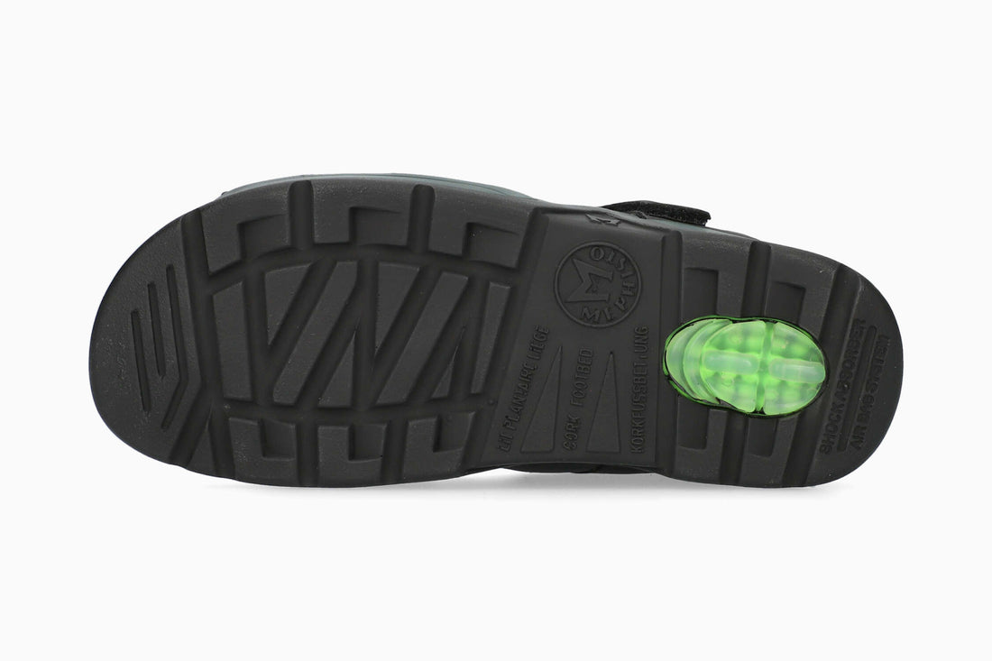 Mephisto Men's Sandals Shark Fit Black Sole