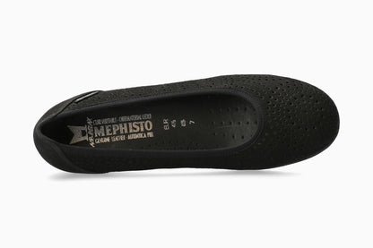 Mephisto Elsie Perf Women's Shoe Black Top