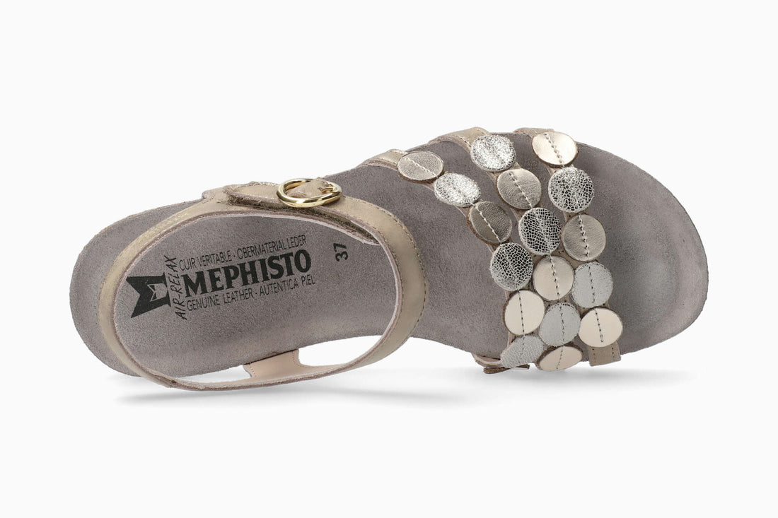 Mephisto Matilde Dark Taupe Women's Sandal Top