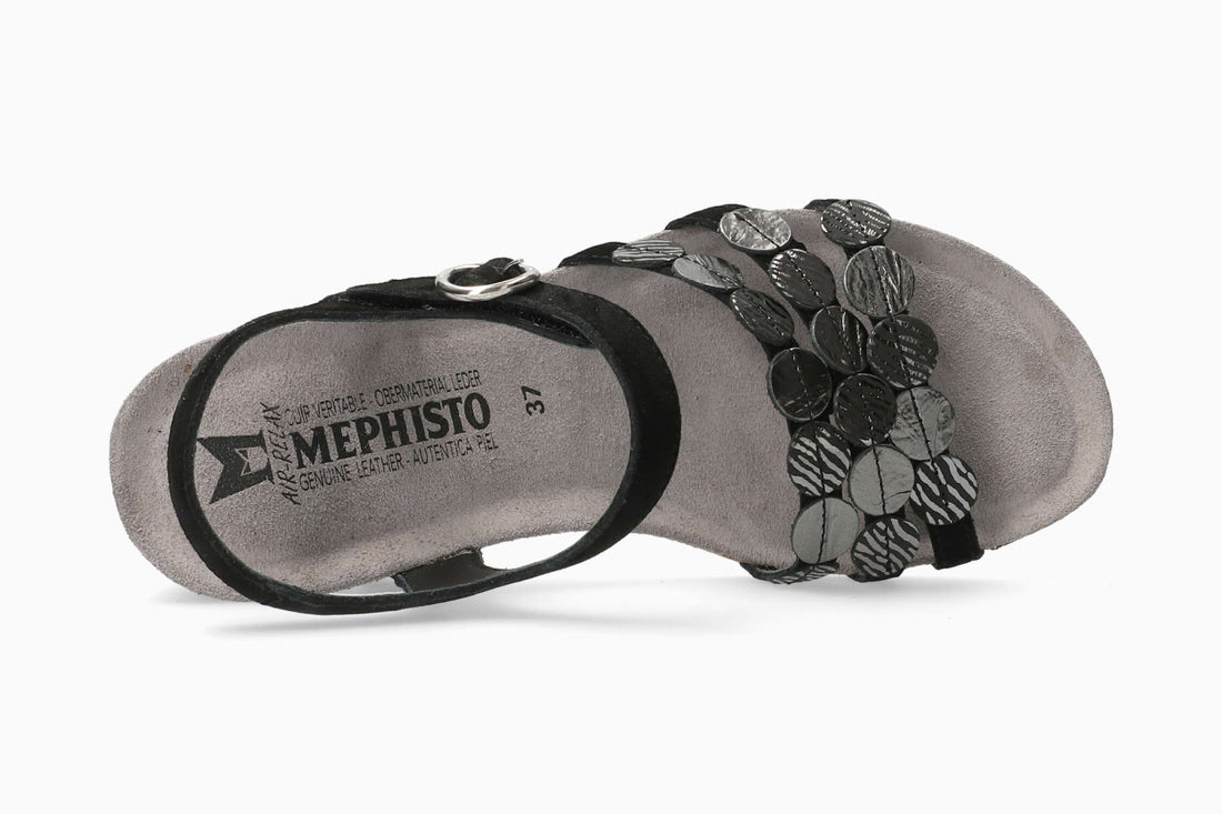 Mephisto Matilde Black Women's Sandal Top