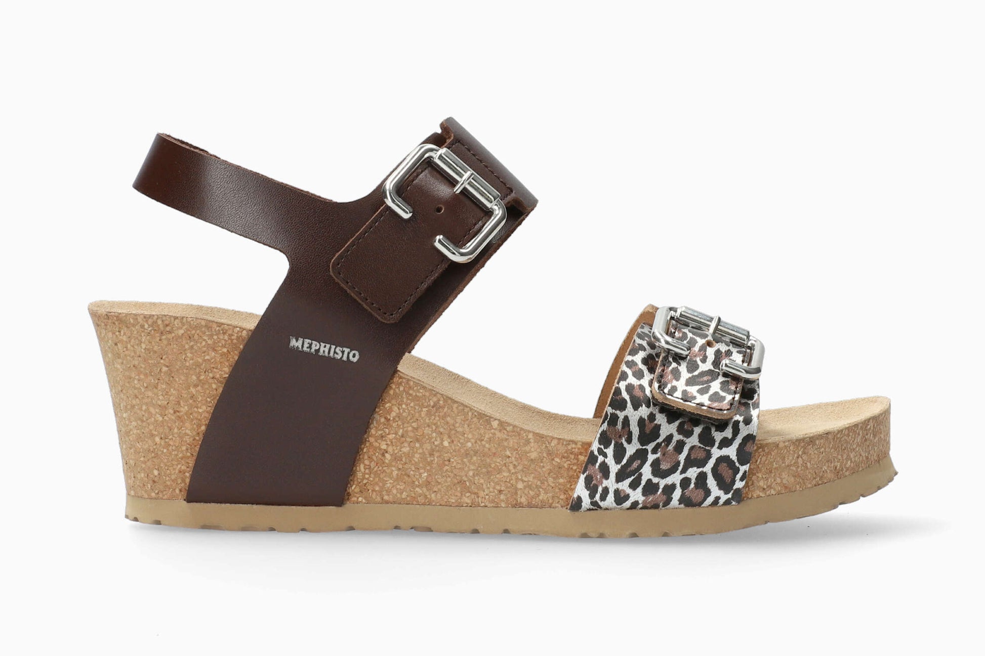 Lissandra Mephisto Women's Wedge Sandals Chestnut