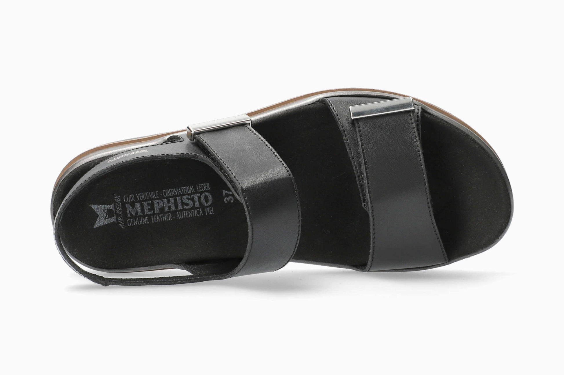 Dominica Mephisto Women's Sandals Black Top