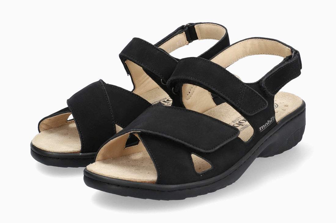 Mobils Geryna Black Women's Sandal