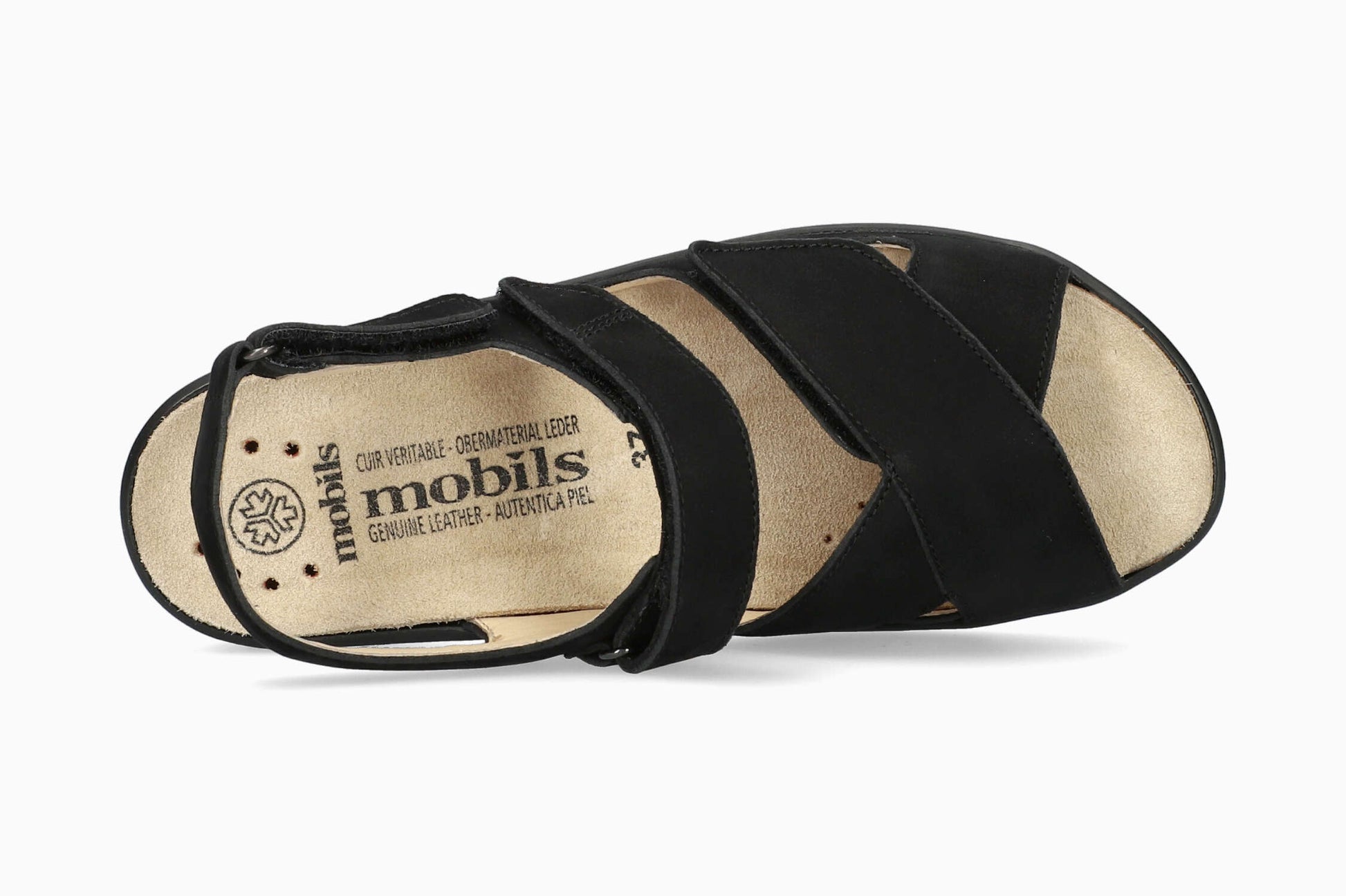 Mobils Geryna Black Women's Sandal Top
