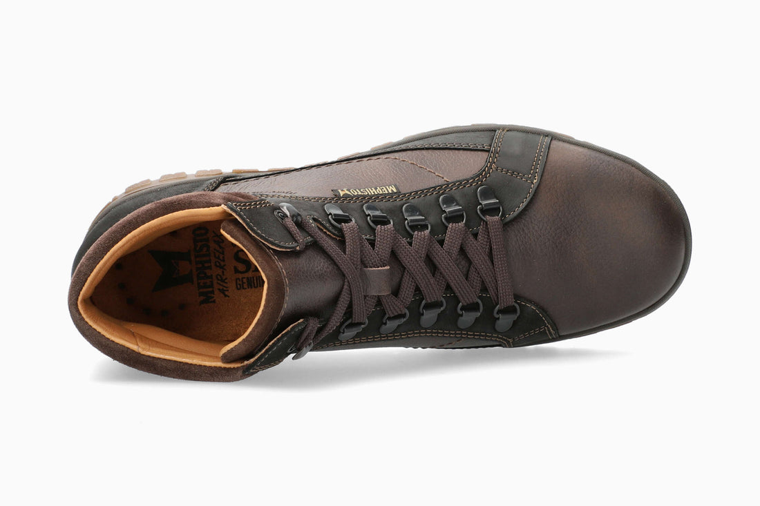 Mephisto Pitt Men's Boot Dark Brown Top
