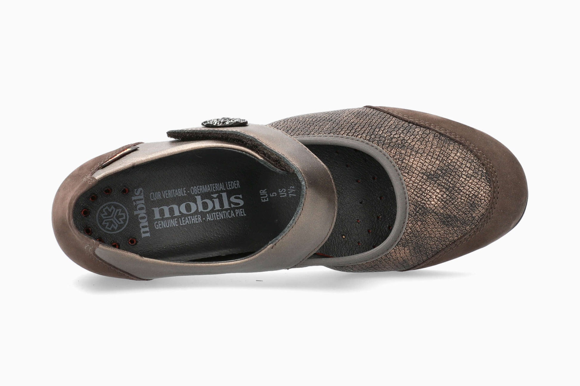 Mobils Bathilda Dark Brown Women's Shoe Top