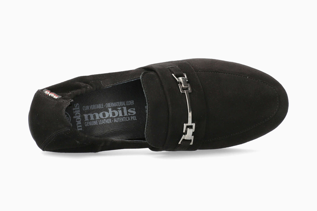 Mobils Nadira Black Women's Slip-on Top