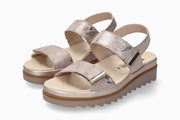 Dominica Mephisto Women's Sandals Light Taupe Full Pair