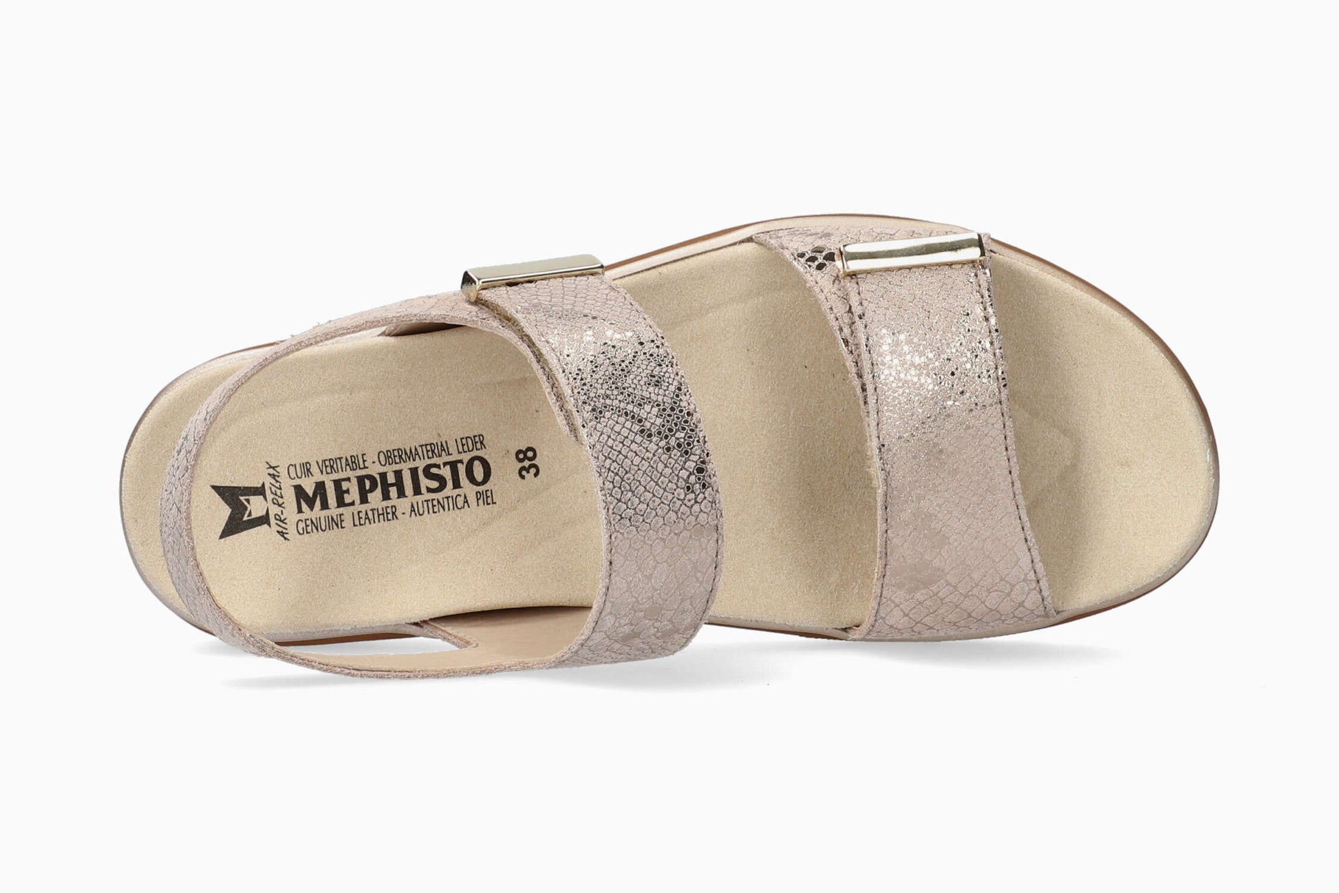 Dominica Mephisto Women's Sandals Light Taupe Top