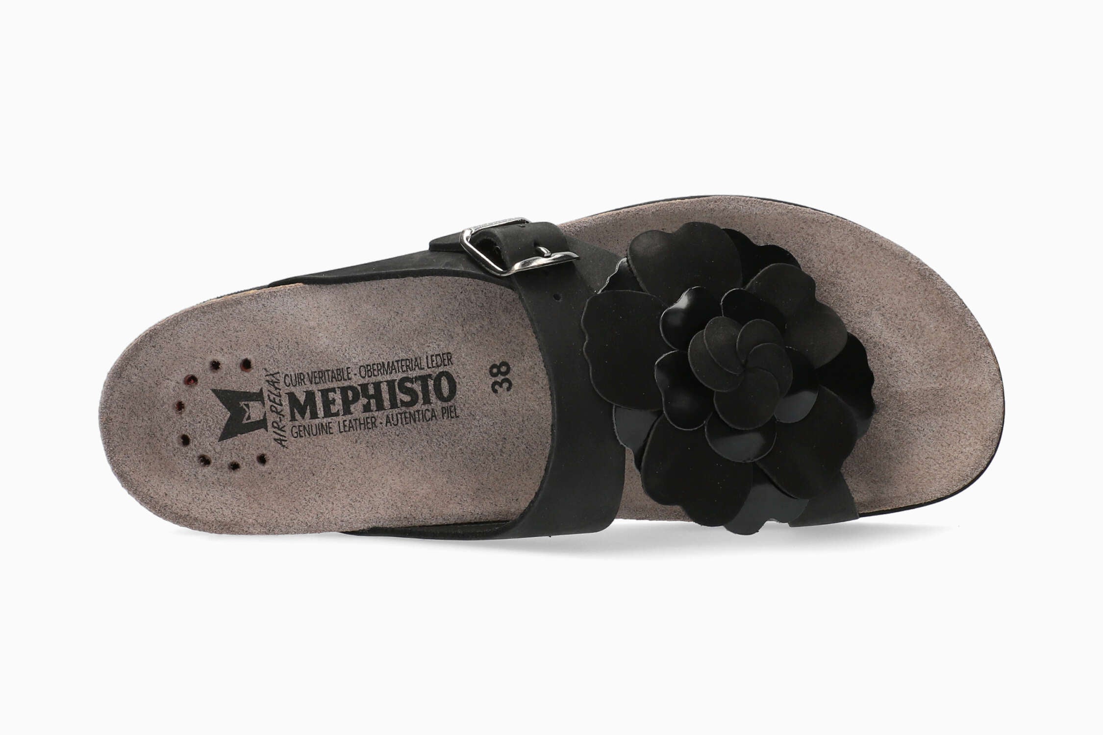 Mephisto Red Flower Air-Relax Thong cheapest Sandals 41