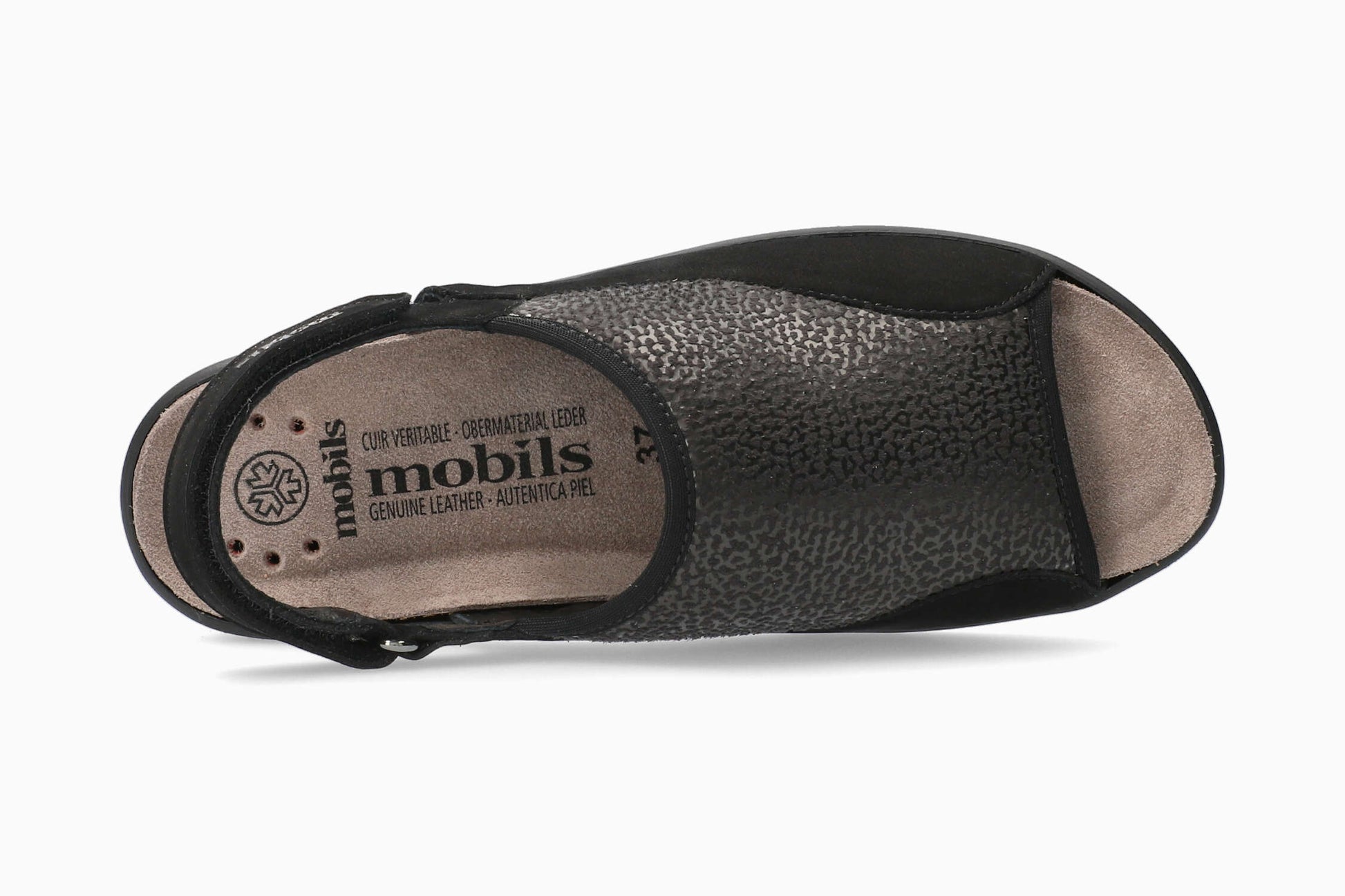 Mobils Gisella Black Women's Sandal Top
