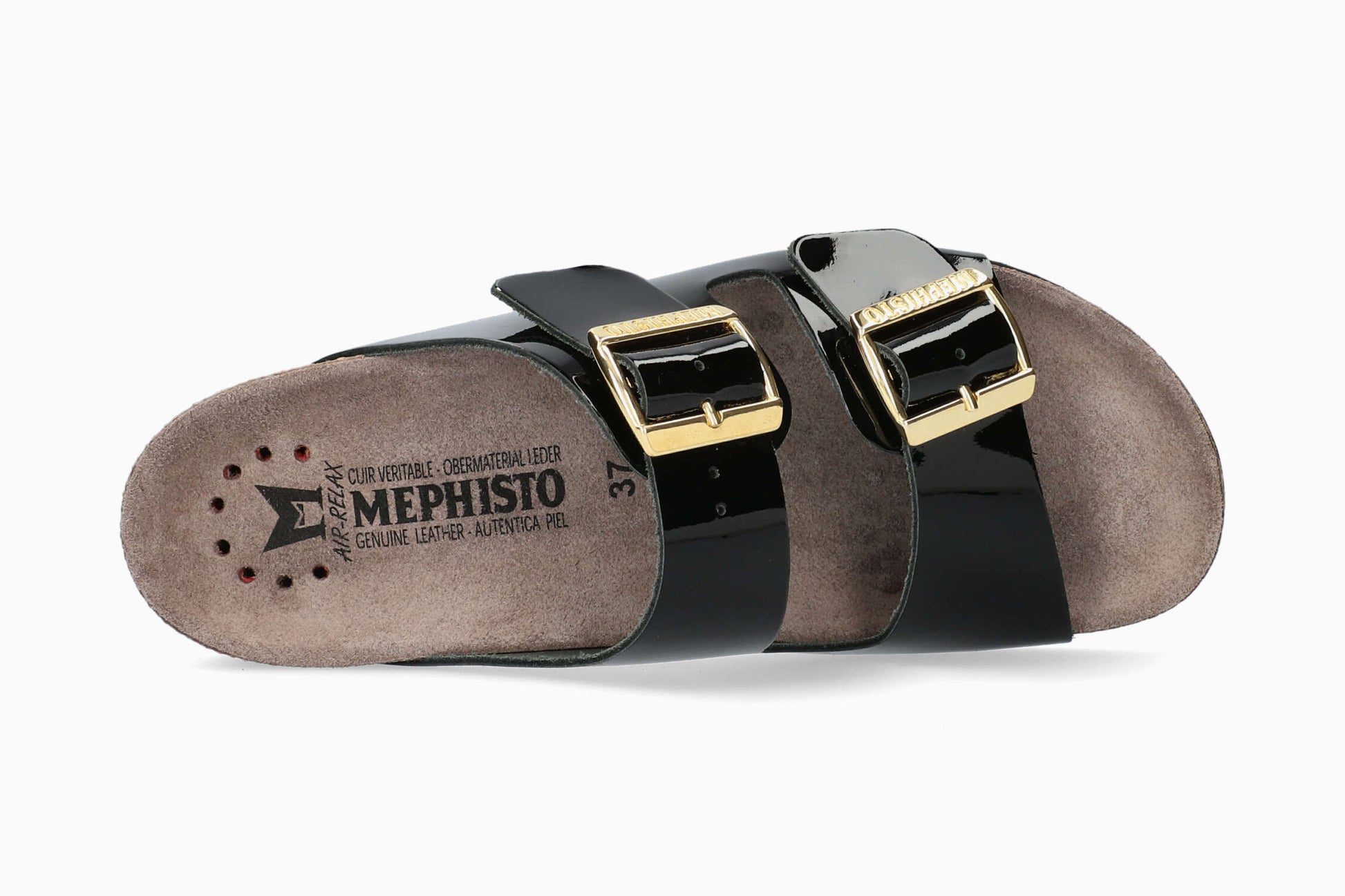 Hester Mephisto Women's Sandals Black Top