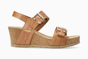 Lissandra Mephisto Women's Wedge Sandals Hazelnut