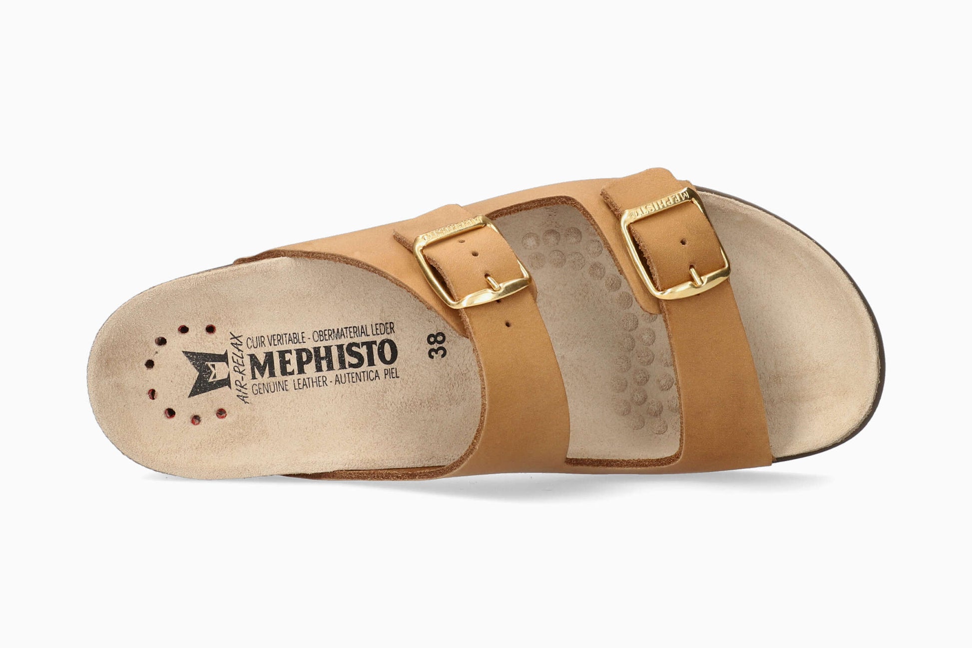 Mephisto Harmony Women's Sandal Camel Top