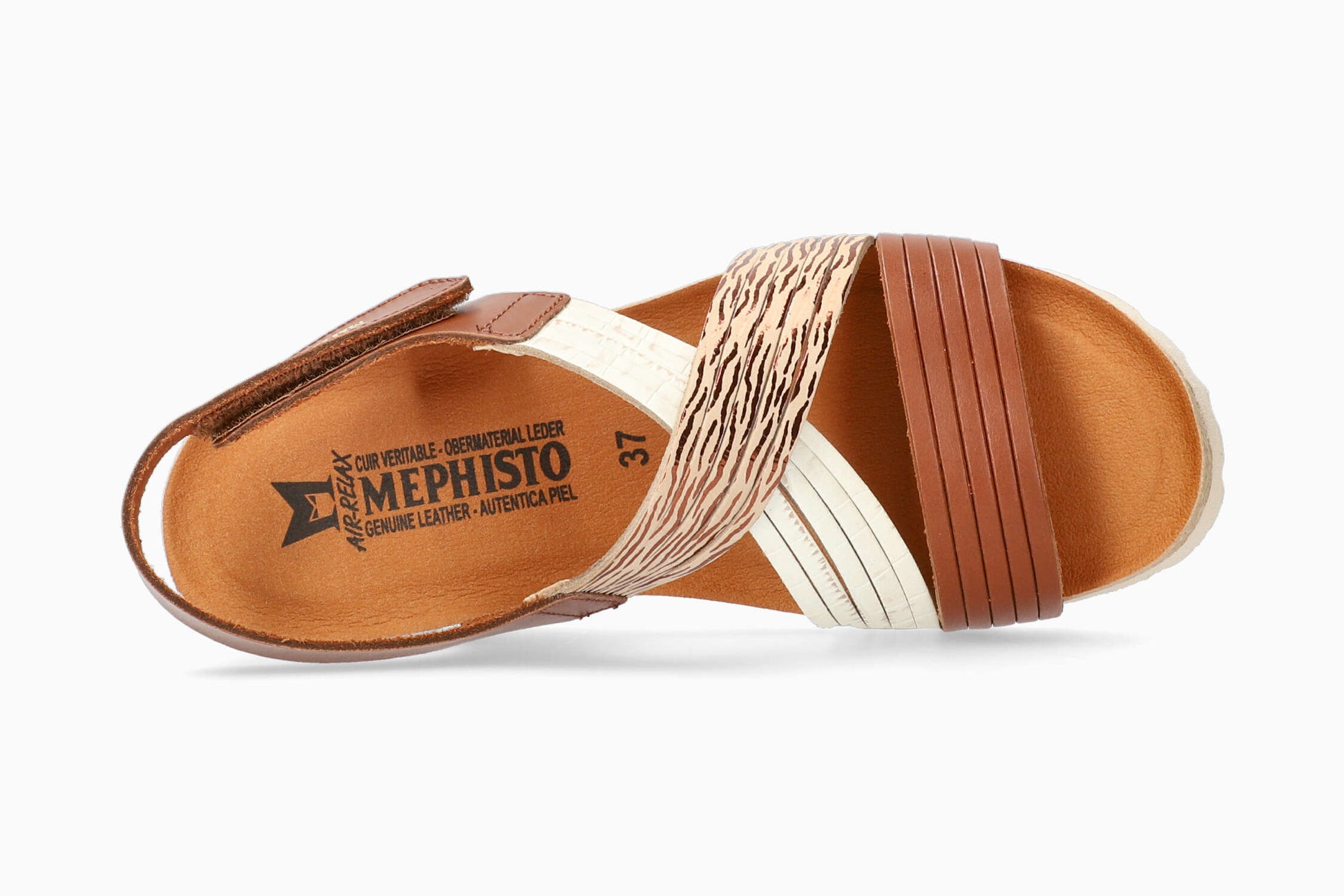 Mephisto Renza Hazelnut Women's Sandal Top