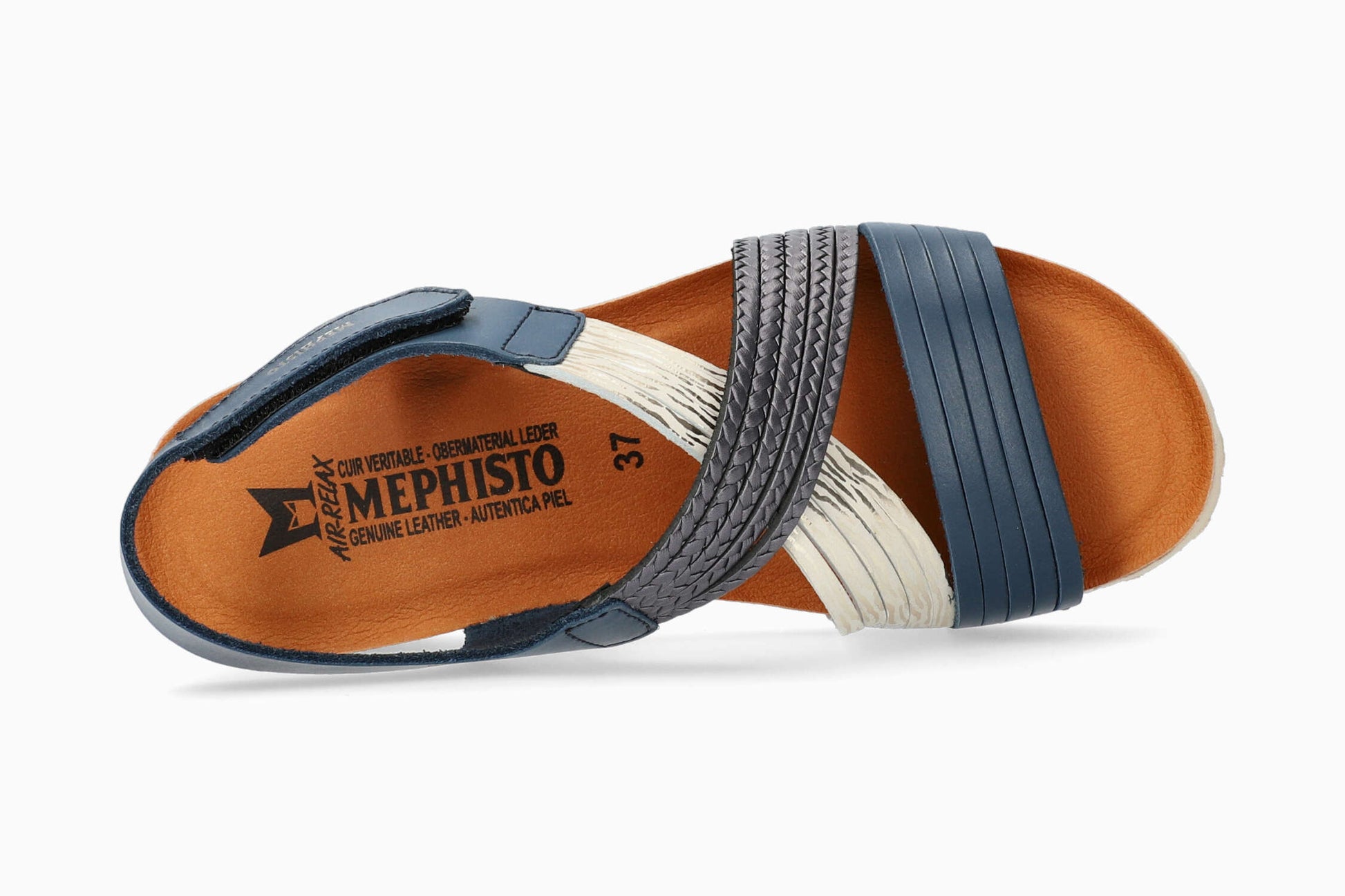 Mephisto Renza Navy Women's Sandal Top