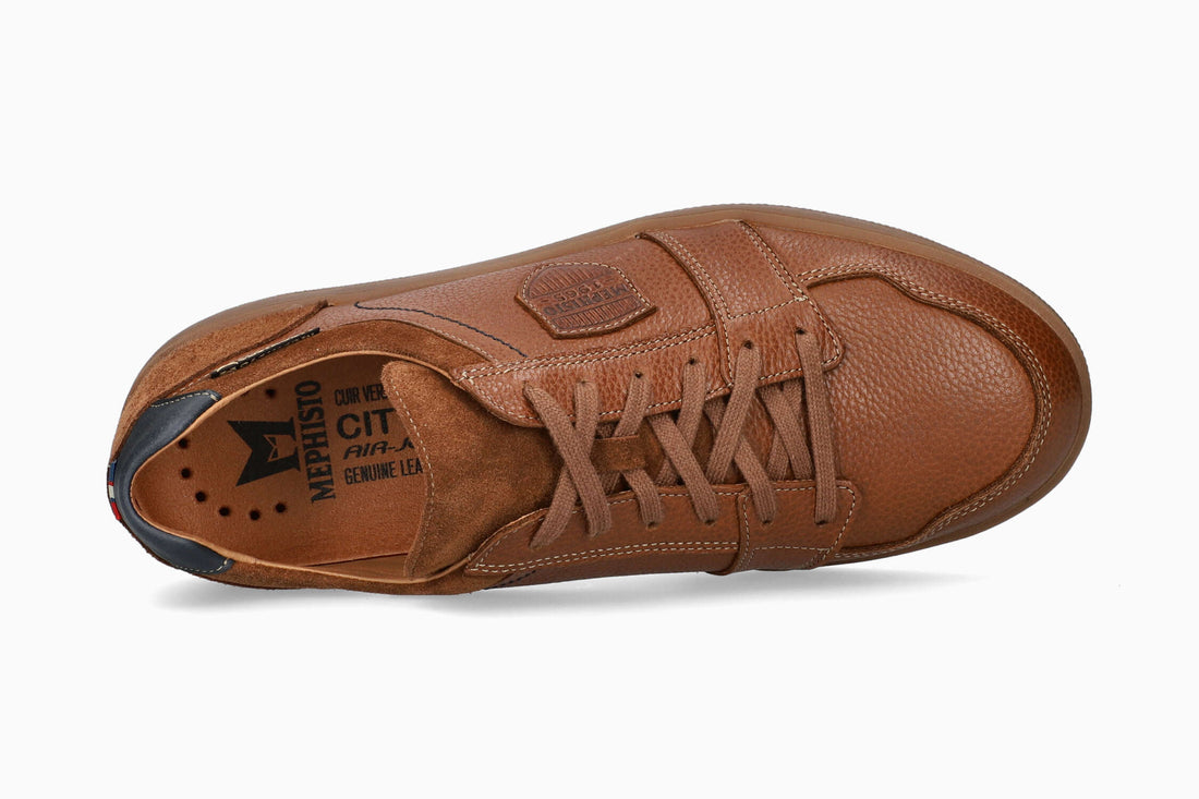 Mephisto Hugh Hazelnut Men's Sneaker Top