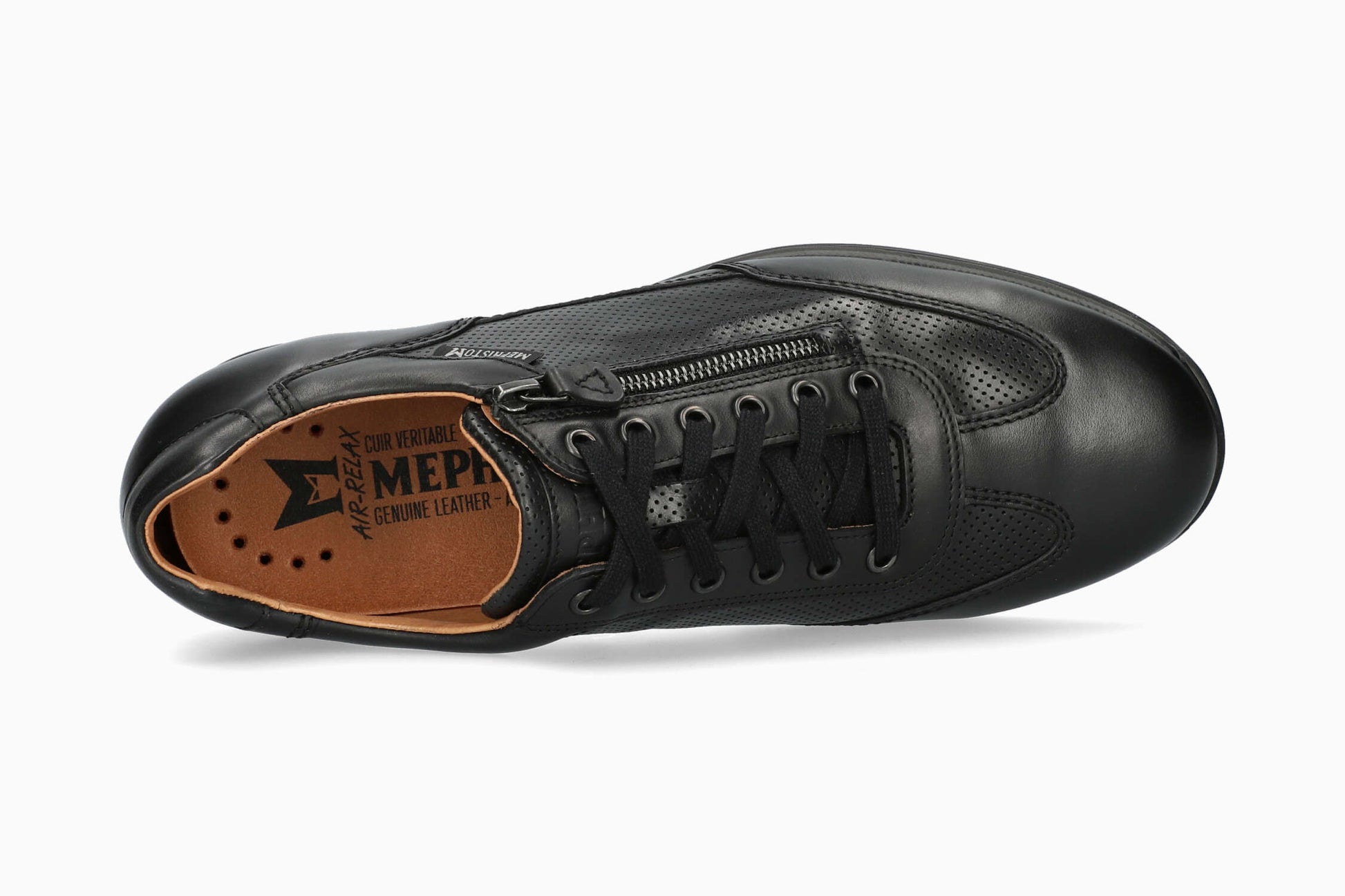 Mephisto Leon Men's Sneaker Black Top