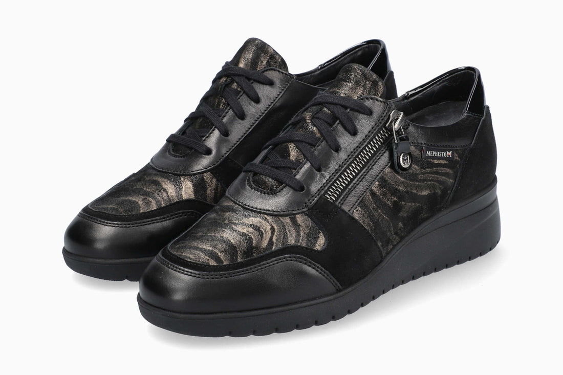 Mephisto Iasmina Black Women's Sneaker