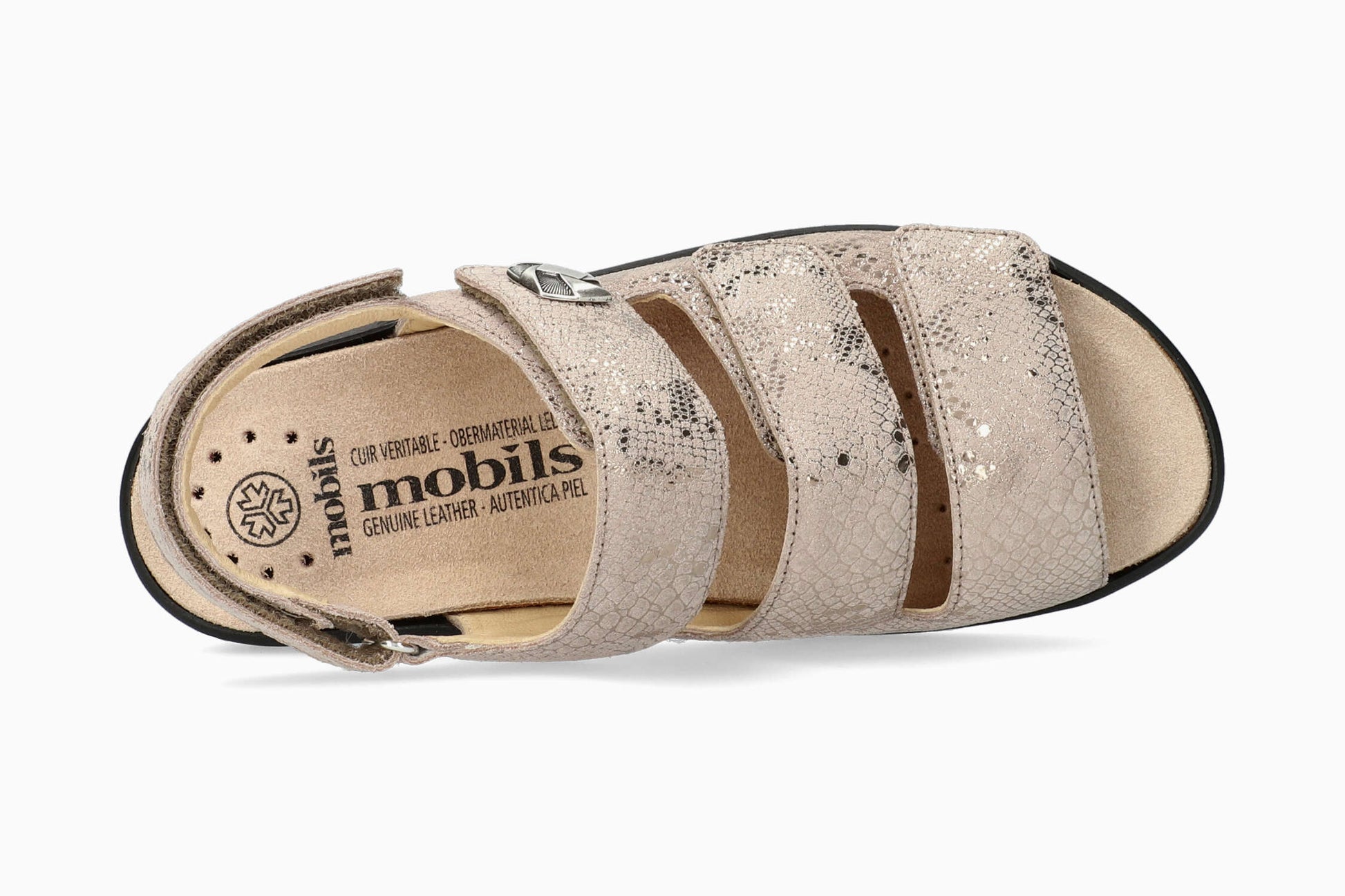 Mobils Giorgina Light Taupe Women's Sandal Top