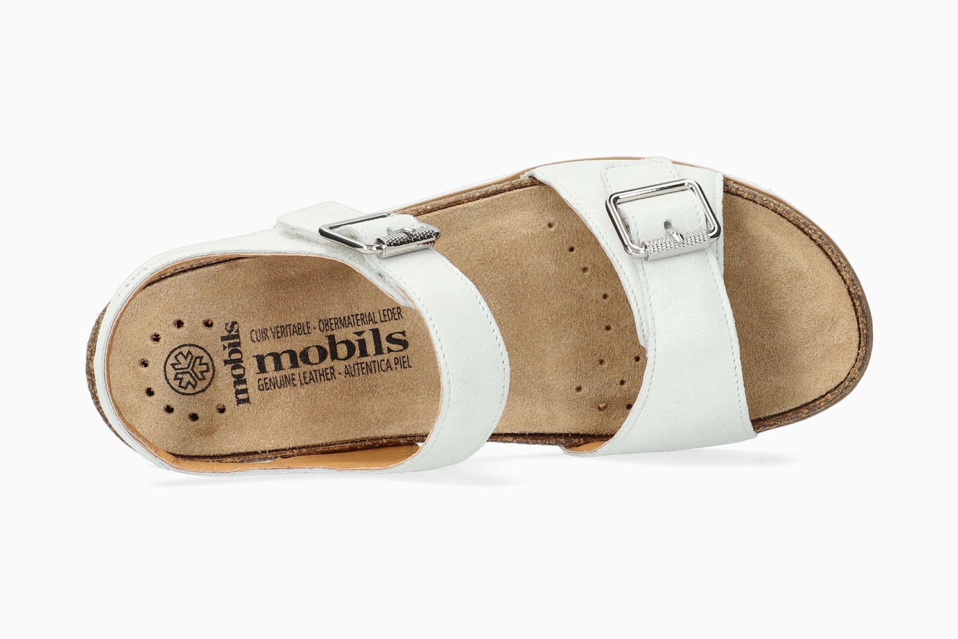 Mobils Tarina Silver Women's Sandal Top