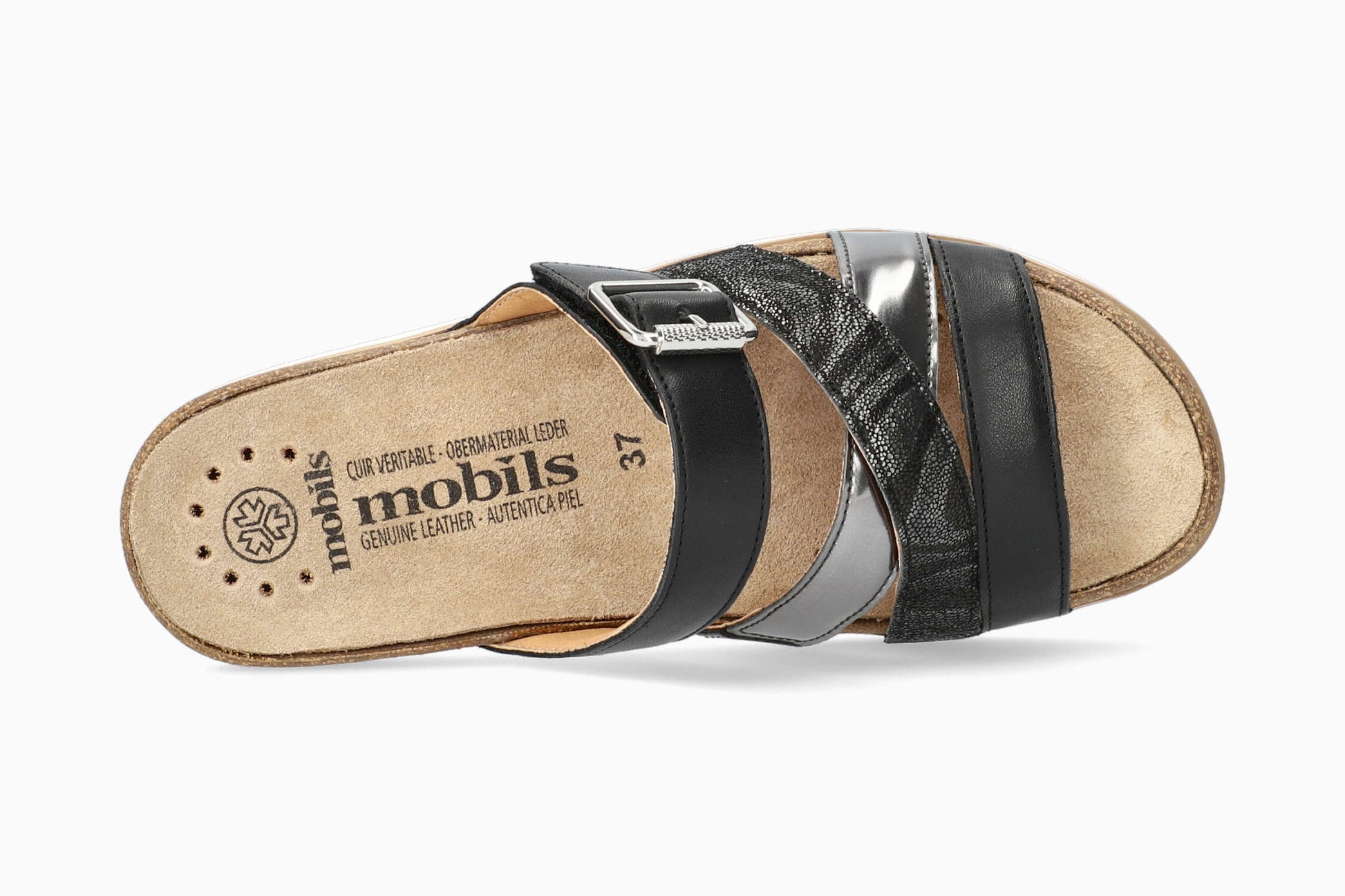 Mobils Touria Black Women's Sandal Top