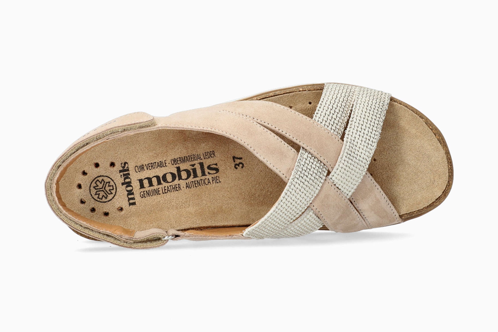 Mobils Trecie Light Sand Women's Sandal Top