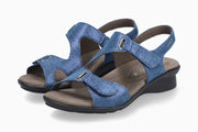 Mephisto Paris Women's Sandal Jeans Blue