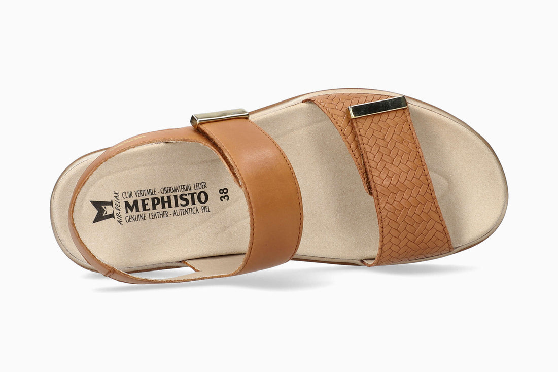 Dominica Mephisto Women's Sandals Brandy Top