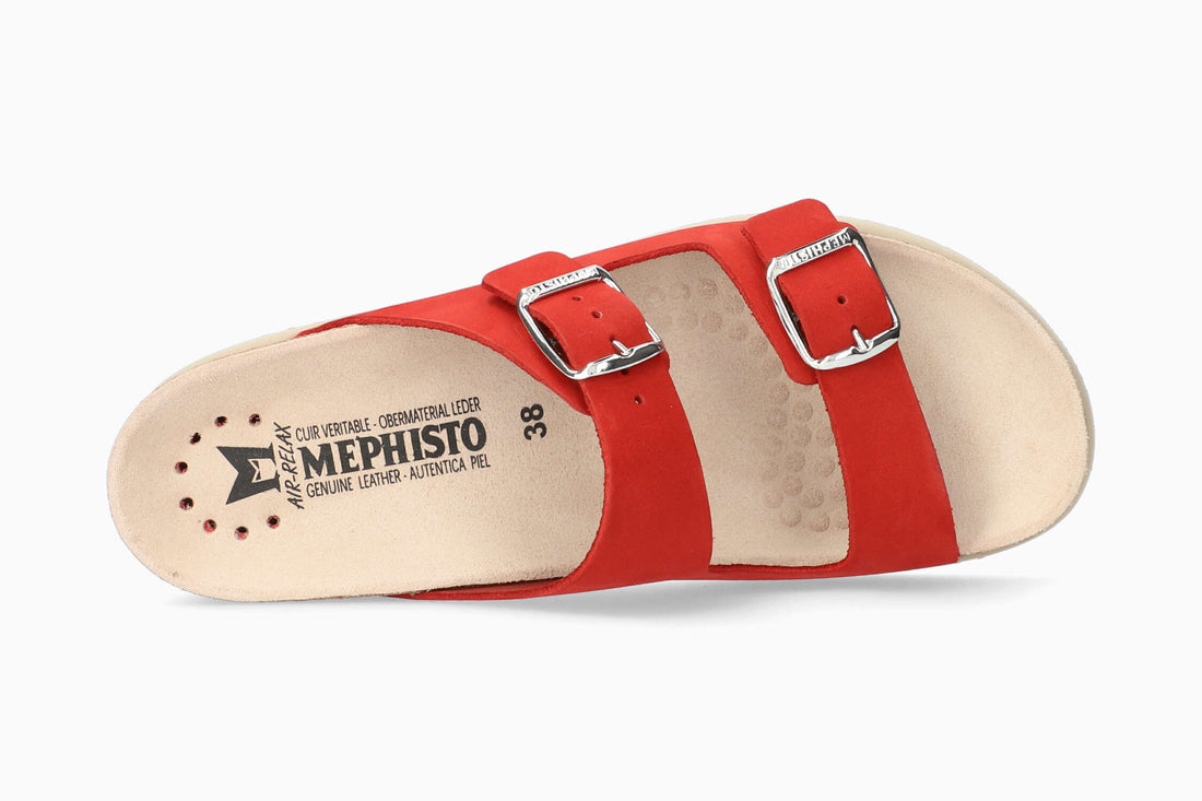Mephisto Harmony Women's Sandal Scarlet Top