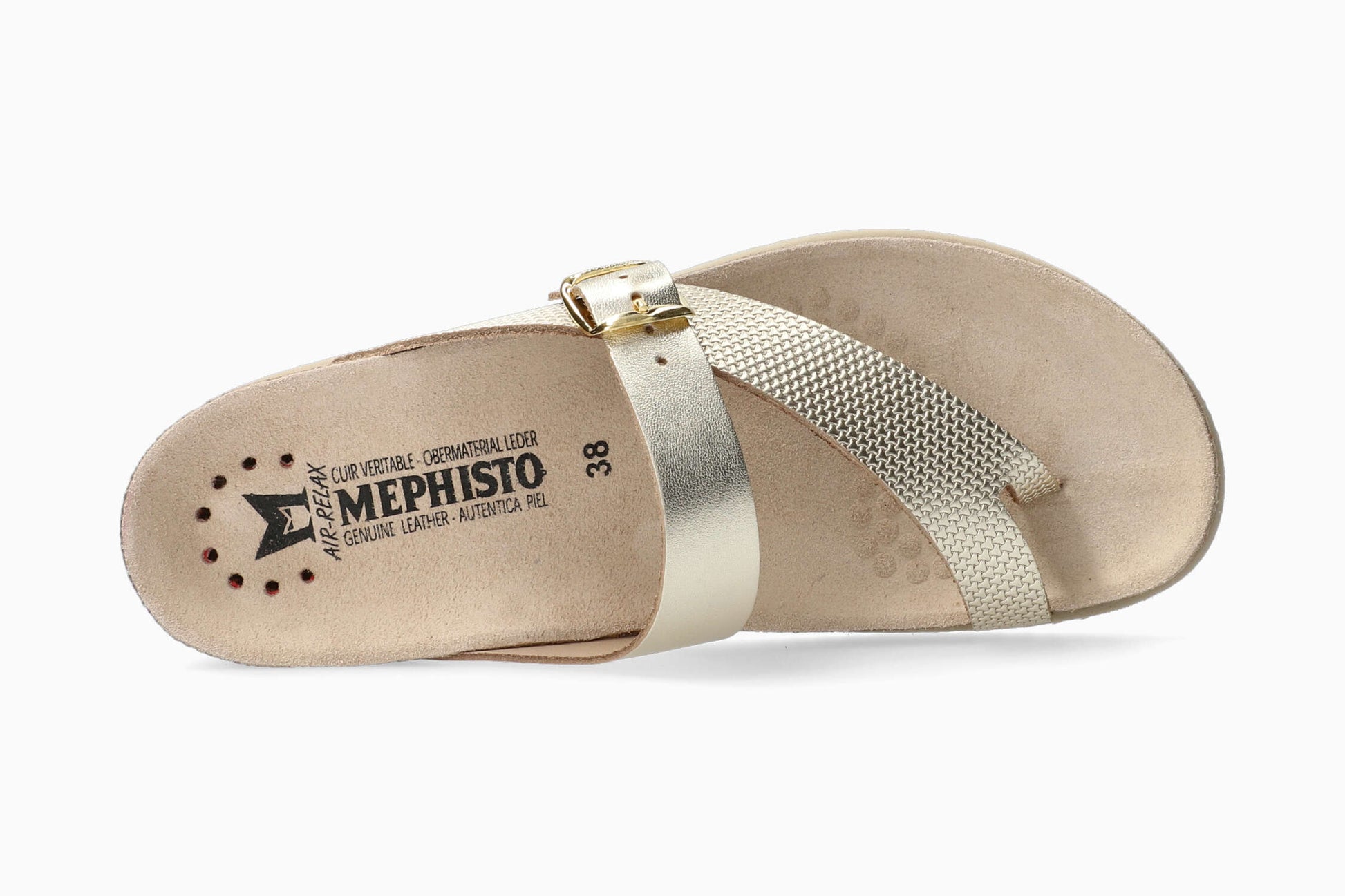 Helen Mix Mephisto Women's Sandals Gold Top