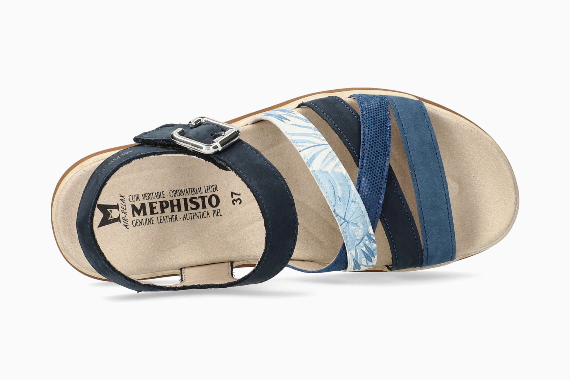 Mephisto Doria Denim Women's Sandal Top