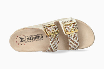 Mephisto Hester Twist Women's Sandal Gold Top