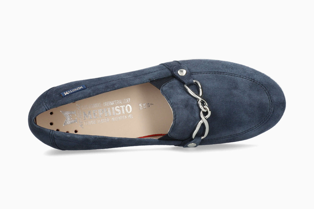 Mephisto Juliana Women's Shoe Jeans Blue Top