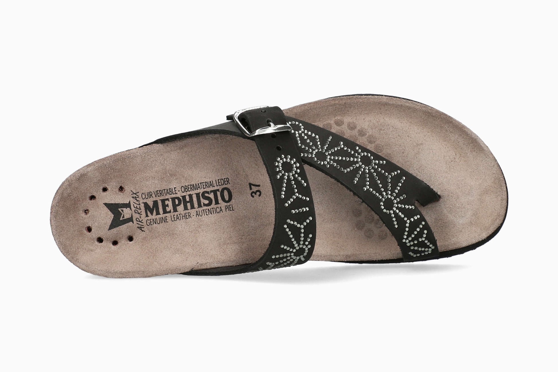 Mephisto Hella Spark Women's Sandal Black Top