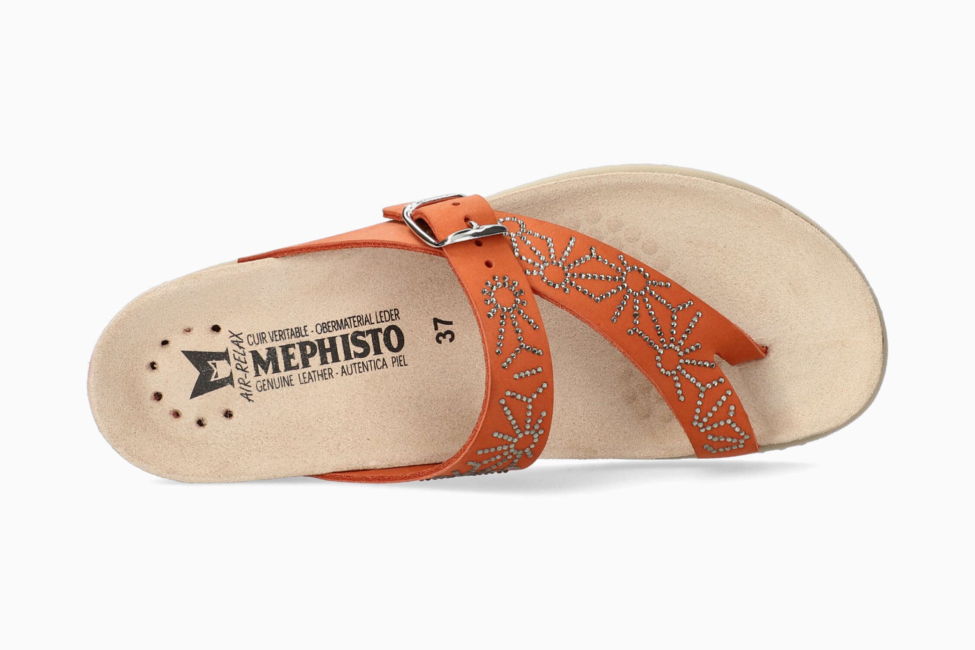 Mephisto Hella Spark Women's Sandal Terracotta Top