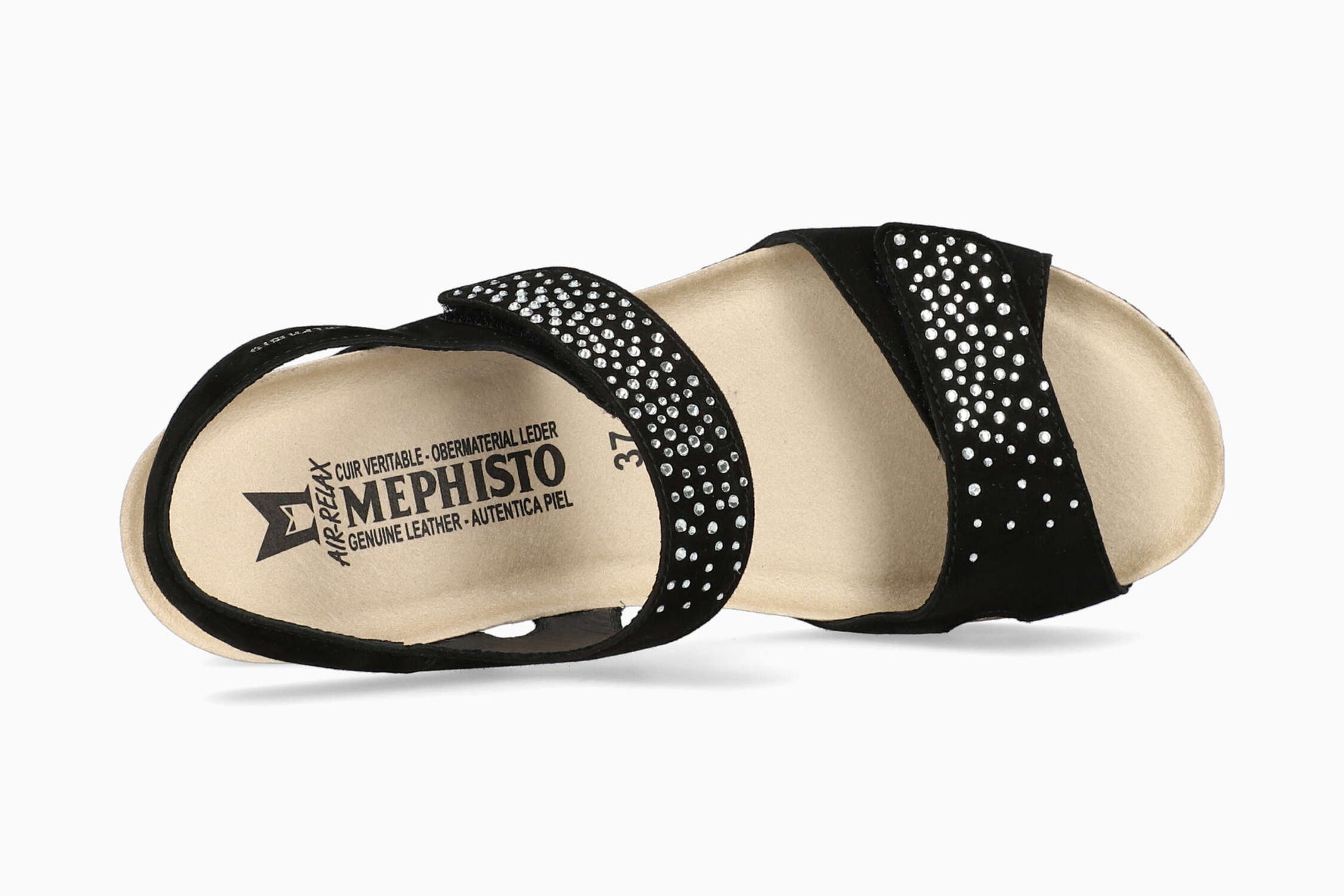 Mephisto Vic Spark Women's Sandal Black Top